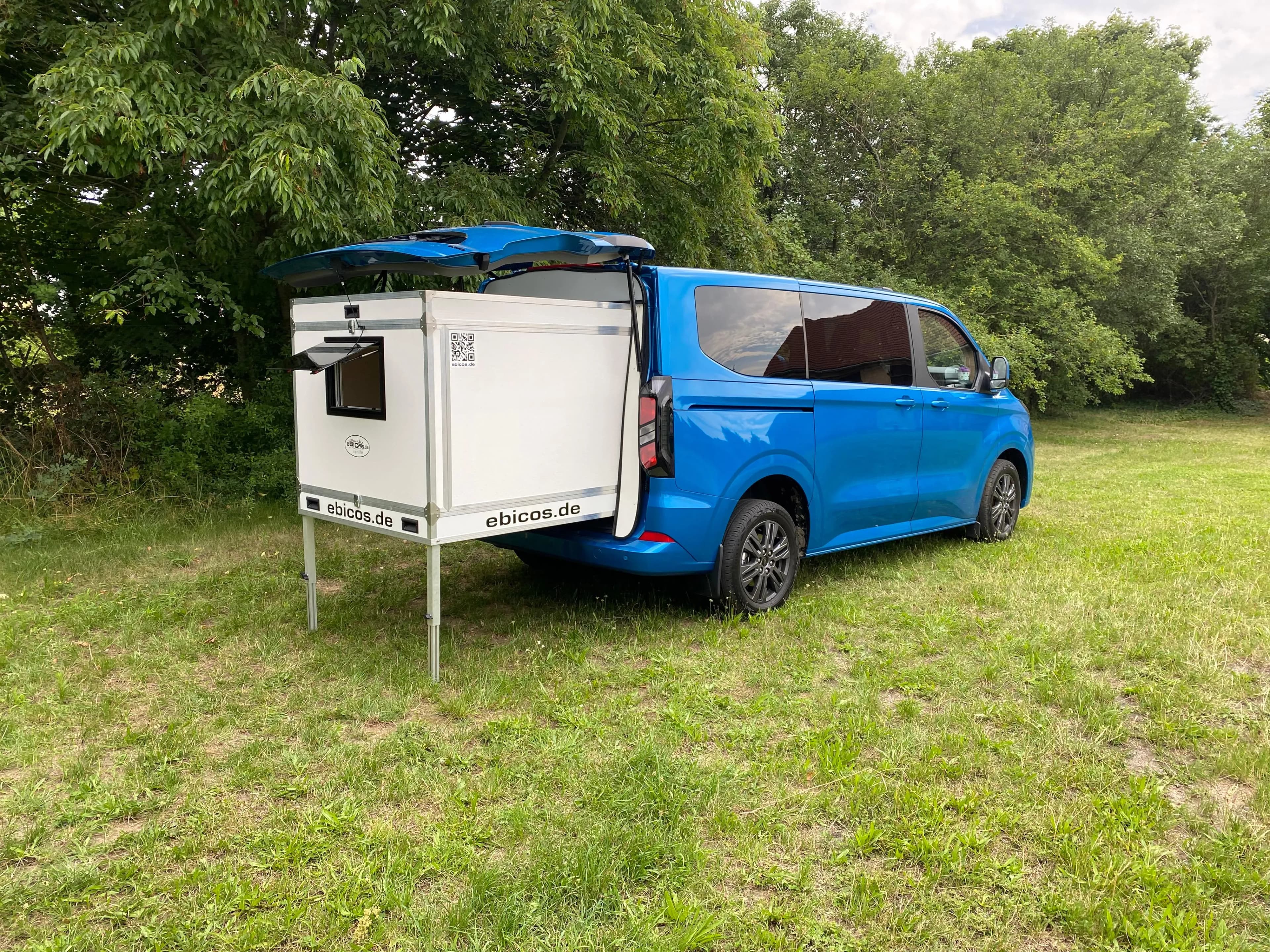Ford Tourneo Custom / VW Transporter  Campingmöglichkeiten