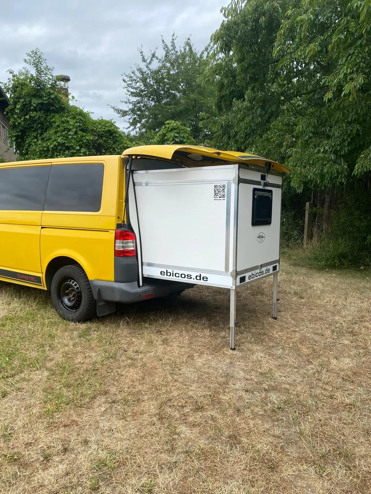 Campingbox für ehemaliges Postauto einfach genial