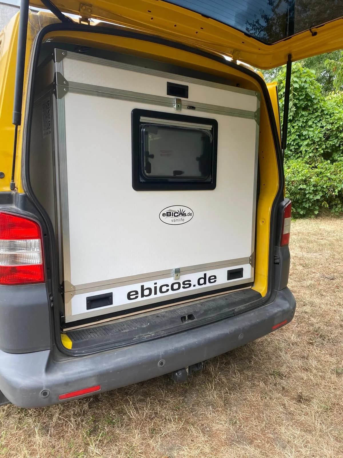 Campingbox für ehemaliges Postauto einfach genial