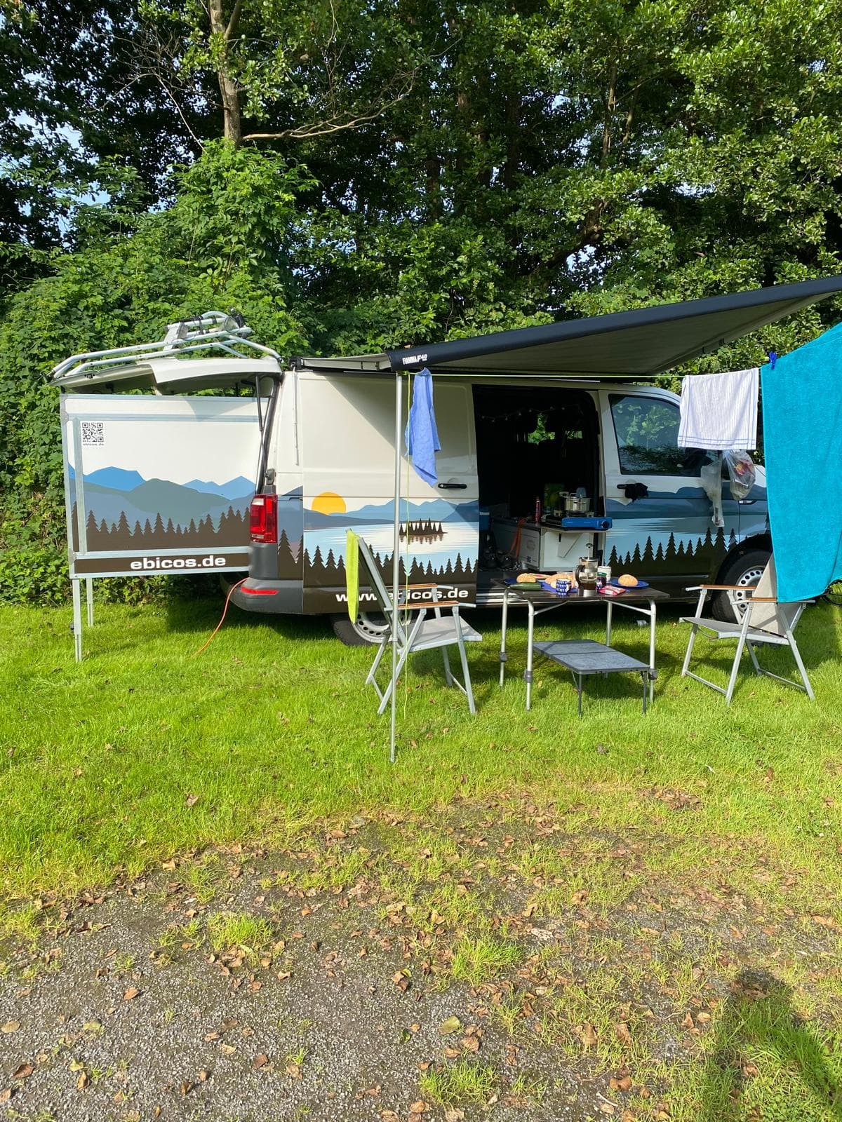 Toilette beim Camping