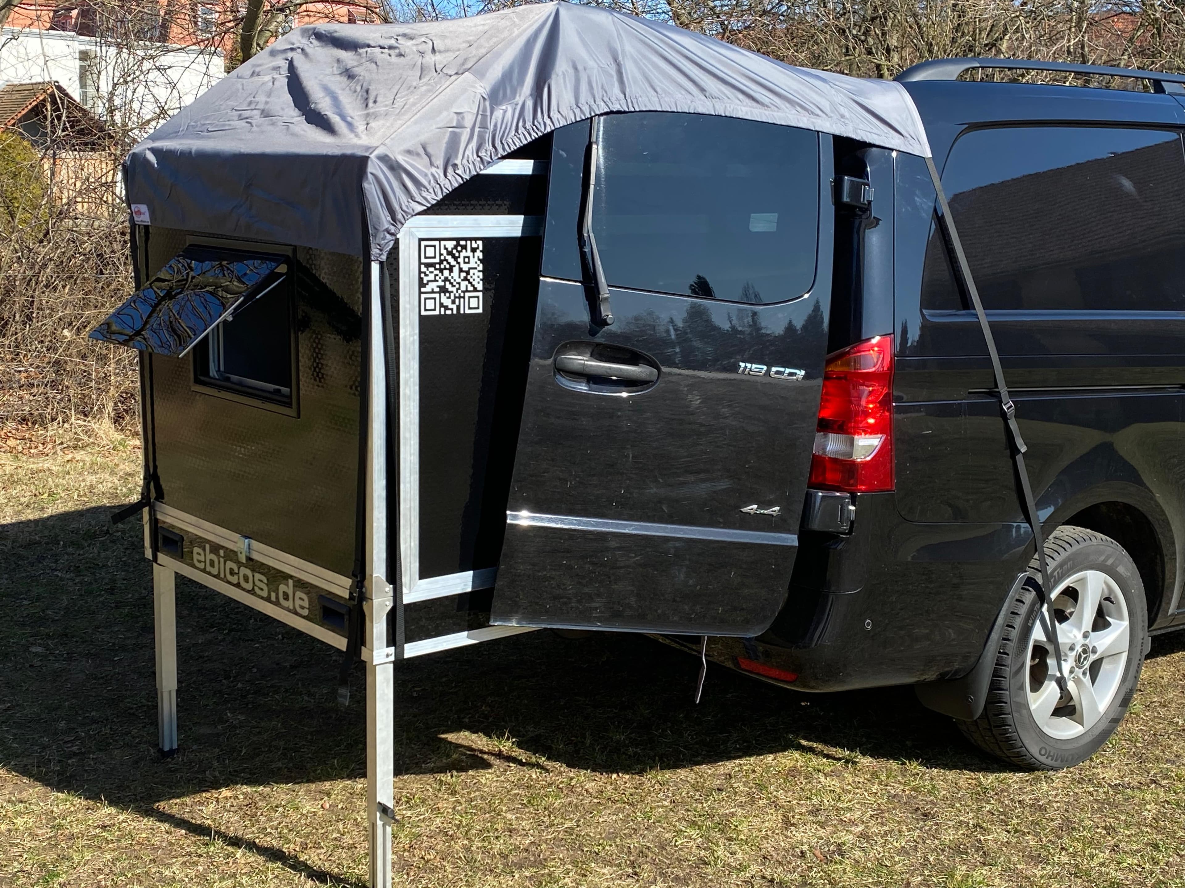 Camping im Mercedes Vito