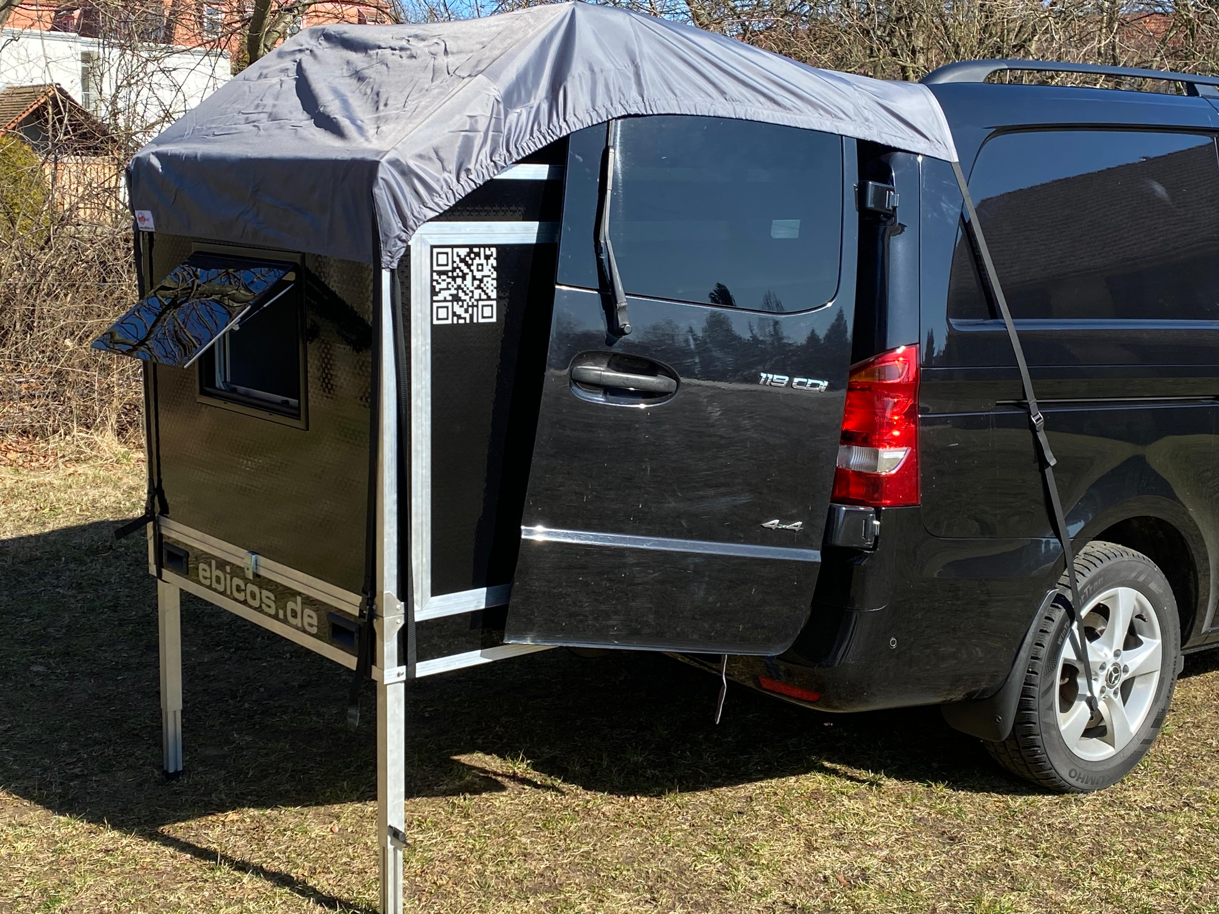 Camping im Mercedes Vito