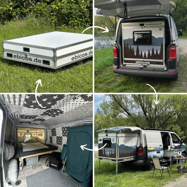 Aufstelldach Alternative für Kastenwagen – Kompakte Campingbox kaufen