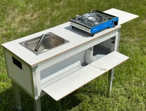 Mobile Küchenbox für den Kastenwagen – Kompakt und durchdacht